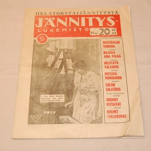 Jännityslukemisto 20 - 1952